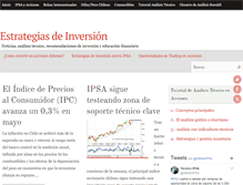 Tablet Screenshot of estrategiasdeinversion.cl